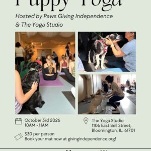 Puppy Yoga Fundraiser